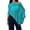 Blue, variant on Women Off The Shoulder Sheer Poncho Top Knit Crochet Shrug Bolero Summer Beach Mesh Cover Up