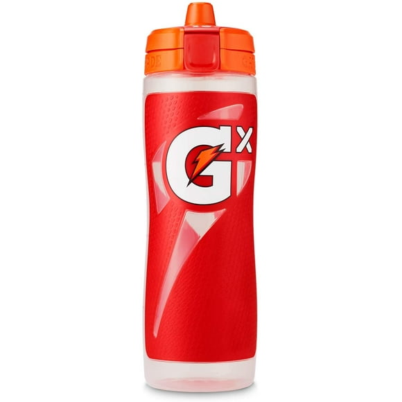 IBAOLEA Gx Hydration System, Non-Slip Gx Squeeze Bottles & Gx Sports Drink Concentrate Pods Red -