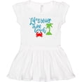 thumbnail image 3 of Inktastic Life is Better at the Beach Crab and Palm Tree Girls Toddler Dress, 3 of 5