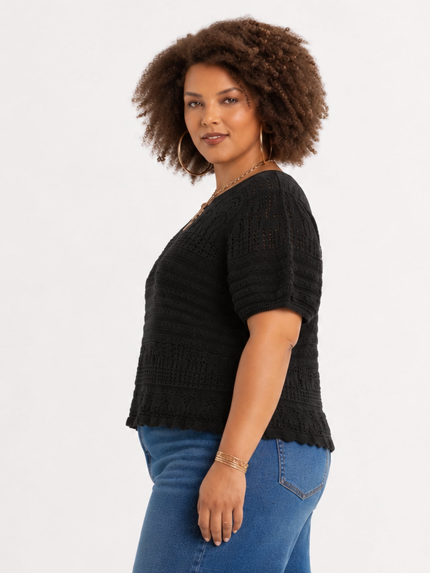 Jessica Simpson Women's Plus Size Seraphina Sweater, Sizes 0X-4X