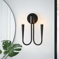 thumbnail image 2 of Modway Penrose 2-Light Modern Style Metal Wall Sconce in Black, 2 of 9