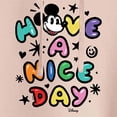 thumbnail image 3 of Disney - Mickey Mouse - Have A Nice Day - Juniors Cropped Pullover Hoodie, 3 of 5