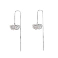 thumbnail image 3 of Ashosteey Pearl Ear Wires Openable Pearl Wire Geometric Scallop Earrings, 3 of 9