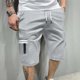 thumbnail image 1 of pstuiky Pantalones cortos cargo para hombre, Pantalones cortos de trabajo para hombre, de verano, finos, holgados, de pierna recta, con múltiples bolsillos y cremallera, informales, 1 of 9