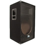 Seismic Audio - Empty 15 Inch PA / DJ / Band Speaker Cabinet with Titanium Horns - SA-15T_Empty