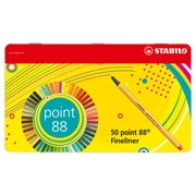 STABILO point 88 Pen Set, 50-Pen Tin Set