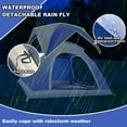 thumbnail image 5 of 4 Person Camping Tent,DIDADI Outdoor Dome Tents for Camping with Easy Setup, Double Mesh Door & Removable Rainfly, Breathable Windproof & Waterproof, Lightweight Tents for Hiking Traveling, 5 of 7