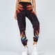 thumbnail image 2 of Pantalones sueltos de cintura alta para mujer, informales, cómodos, elásticos, estampados, pantalones de chándal Fridja  hfkajh99568, 2 of 9