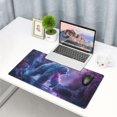 thumbnail image 4 of Kdxio Mystical White gorilla Jungle Print Large Gaming Mouse Pad,Non-Slip Base,Water Resist Keyboard Pad for Gamer,Office & Home,29.5 x 15.8 in, 4 of 6