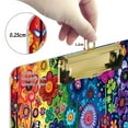 thumbnail image 3 of Acrylic Writing Board Gold12.5*9 Inch Clipboards Transparent Acrylic Material Suitable For Office Classroom Teachers Fashion Bloggers Stationery Enthusiasts Purple Flowers and Butterflies, 3 of 9