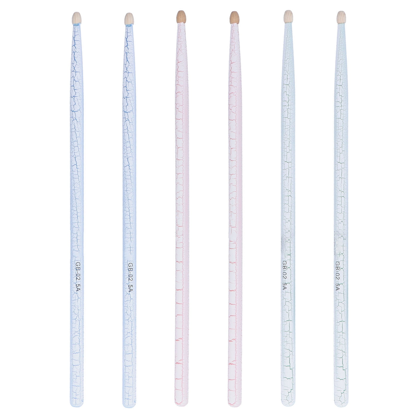 6Pcs Slade Drum Sticks 5A Walnut Drumstick Lithosporic Texture Percussion Accessories
