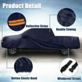 thumbnail image 5 of Unique Bargains Pickup Truck Cover for Toyota Tacoma Double Cab 4 Door 6.1 Feet Bed 05-21 Protection 190T PU Navy Blue, 5 of 5