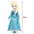 thumbnail image 2 of Muñeca de peluche congelada princesa Anna Elsa muñecas juguete de peluche para niños regalo de cumpleaños, 2 of 2