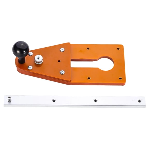 Multifunctional Edge Trimmer And Slotting Cutter For Woodworking Projects With Adjustable Guide Rail Suitable With 62 64mm Routers Stainless Steel Construction