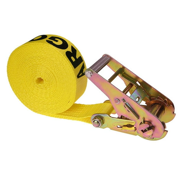 2" x 20' Yellow Heavy Duty Endless Ratchet Strap