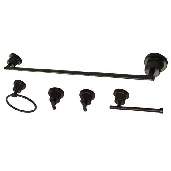 Kingston Brass BAH82134478ORB Modern Concord 5 Piece Bathroom Accessory Set, Oil Rubbed Bronze