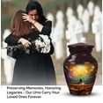 thumbnail image 4 of Dark Peacock Mini Urn For Human Adult Mother & Father - Urns For Ashes Adult Female Mother & Dad Male - Keepsake Urn For Human Ashes - Miniature Urns For Human Ashes (Size - 3Inch, 4Pcs), 4 of 5