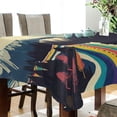 thumbnail image 4 of Yayeee Tablecloths for Rectangular Tables 60 x 90 inch Party Table Cover, Evening Mountain Road, 4 of 6