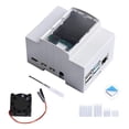 thumbnail image 3 of FOR Raspberry ABS Case DIN Rail Mount Protection Enclosure for RPI 4B Pi4or Pi3B, 3 of 5