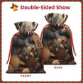 thumbnail image 2 of Naloa Cute Fallen Leaf Koala Drawstring Christmas Bags, 3D Xmas Gift Bags, Christmas Wrapping Bags, Xmas Goodie Bags, Treat Pouch Bags, Party Favor Bags-Medium, 2 of 9