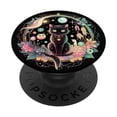 thumbnail image 1 of Empuñadura para teléfono celular Kawaii Pastel Goth Black Cat PopSockets, 1 of 6