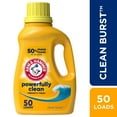 thumbnail image 2 of ARM & HAMMER Clean Burst Liquid Laundry Detergent 50 fl oz - 2 count, 2 of 5