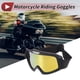 thumbnail image 2 of Gafas de montar para motocicleta Unique Bargains 1 Pc con lente roja amarilla y marco negro, 2 of 6