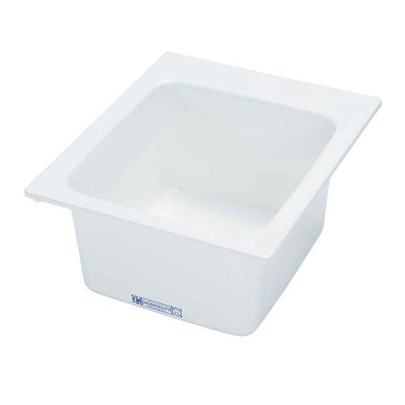 Mustee Utility Sink 14 in x 15 in, 1, Counter Top, Fiberglass 11