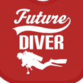 thumbnail image 4 of Inktastic Future Diver Scuba Diving Boys or Girls Baby Bib, 4 of 4