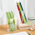 thumbnail image 5 of 100Fens Clear RoundPen Holder, Acrylic Pen Holder, Clear Plastic Organizer for Office Supplies, Perfect Office Desktop Storage Solution for Pencils, Pens, Markers, Scissors, and More, 5 of 6