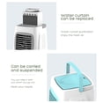 thumbnail image 3 of Zootealy Mini Air Conditioning Climatiseur avec Fonction d'Humidification Personnel Portable USB Petit Refroidisseur, 3 of 8