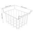 thumbnail image 2 of WHAMVOX White Mesh Hanging Chest Freezer Basket for Kitchen Storage with Space Saving Design and Easy Access, 2 of 8