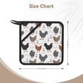 thumbnail image 3 of Pofeuu Retro Rooster Print Silicone Trivet Mats,Silicone Hot Pads for Kitchen, Silicone Trivets for Hot Pots and Pans, Silicone Hot Pad, 3 of 8