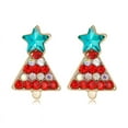 thumbnail image 1 of Xihbxyly Pendientes de Metal Estilo Navideño: Decora Una Navidad Diferente, 1 of 2