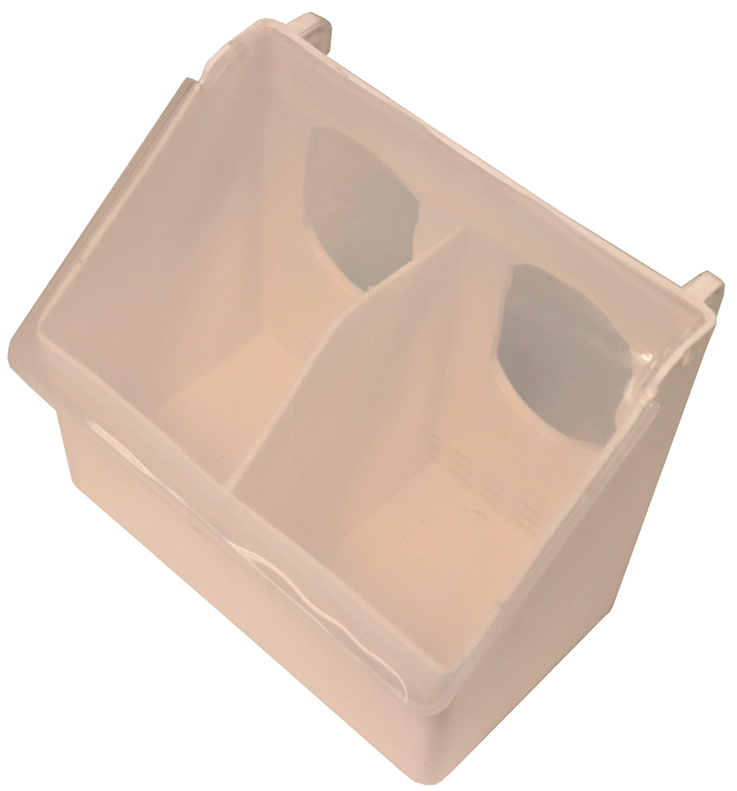4 PACK OF 2 HOLE PLASTIC QUAIL PIGEON DOVE BIRD OUTSIDE OF CAGE MOUNT FEEDERS