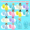 thumbnail image 3 of 12-Piece Easter Egg Hunt Kit With Princess Toy Inside, Easter Basket Stuffers And Party Favors For Kids, Classroom Rewards And Gifts For Girls, 3 of 7