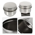 thumbnail image 2 of 2 Pcs Oil Palette Cup Stainless Steel Color Mixing Pen Washing Pot Brush Washing Pot, 2 of 4