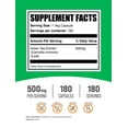 thumbnail image 2 of BulkSupplements Green Tea Extract Capsules - Vegan, 500mg per Serving (180 Capsules - 180 Servings), 2 of 6