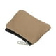 thumbnail image 4 of Uxcell Monedero de 3.54" x 4.72" con cremallera, bolsas organizadoras pequeñas de lona para el hogar, marrón, 4 of 6