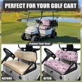 thumbnail image 5 of Yuyamidu Pink Golf Theme Golf Carts Split Seat Covers 2-Piece Club Car Seat Covers for Women Keep You Comfortable Universal Fit Your Golf Cart, 5 of 7