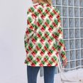 thumbnail image 4 of Women's Christmas Printed Lightweight Cardigan Long Sleeve Casual Loose Thin Fit With Pockets Jacket for Holiday Comfort and Everyday Wear,Light Green,S, 4 of 4