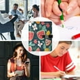 thumbnail image 5 of Premium Faux Leather Notebook - Refillable, Multi-Functional Organizer, 23.3x17cm, All-Season Use，Watermelon, 5 of 6