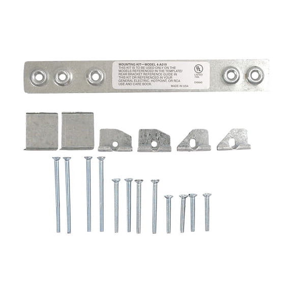 ForeverPRO WX4-A019 Undr Cab Mtg Kit(Option) for GE Microwave 04A019 JXA019K WX04-F0B6-01 WX04-F0N6-01