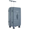 thumbnail image 4 of French Connection 2-Piece "Wing-on" Expandable Rolling Luggage Set, Navy, 4 of 13