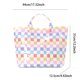 thumbnail image 3 of Bolso tote impermeable de PVC con estampado a cuadros – Bolso grande para la playa, compras, viajes y uso diario., 3 of 6