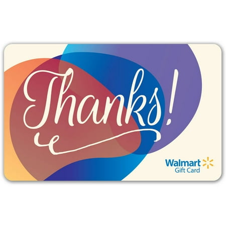 X65x Card - Thank You Walmart Gift Card