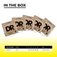 thumbnail image 2 of Juego de 5 cuerdas para bajo DR NWB5-40 Neon White, 2 of 8