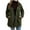 Army Green, variant on Women Mid-long Sweater Jacket with Pockets Crochet Knit Long Sleeve Zipper Casual Plus Size Cardigan Outerwear (XL, Gray)