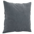 thumbnail image 3 of vidaXL 2 Piece Sofa Set with Pillows Dark Grey Velvet, 3 of 5