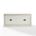 thumbnail image 4 of Crosley CF6011-WH Seaside Entryway Bench - Distressed White, 4 of 10